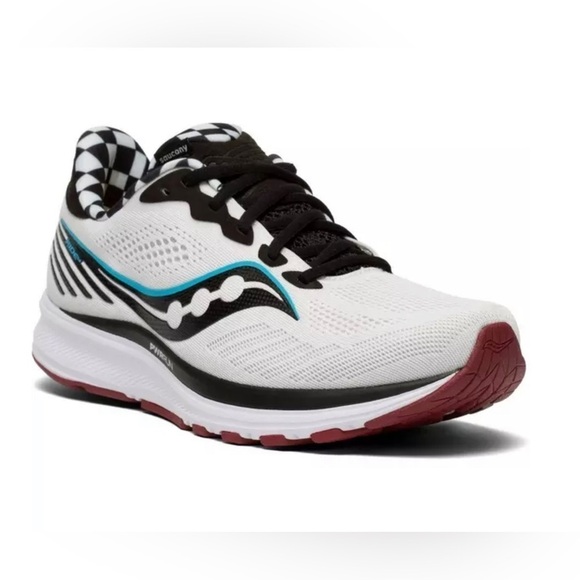 Saucony Men's Ride 14 Running Shoes Reverie White/Multi Size 7.5 - Picture 1 of 12